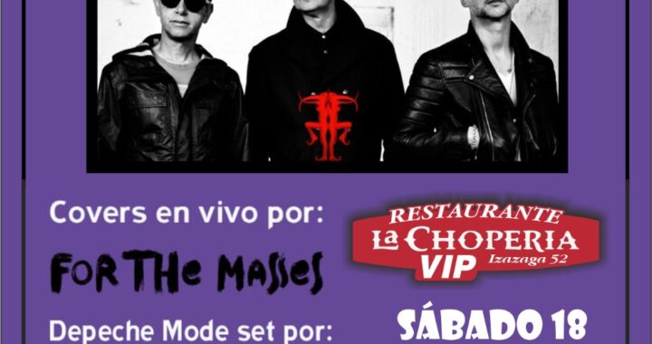 Depeche Mode Party; 18 de septiembre en La Choperia VIP de Izazaga ¡GRATIS!